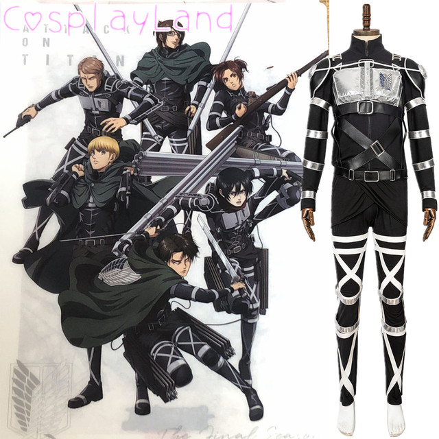 Ataque Em Titan 4 A Temporada Final Rivaille Cosplay Traje De Halloween  Outfit Shingeki Não Kyojin Equipe Armadura Uniforme Homem Terno - Trajes De  Cosplay - AliExpress